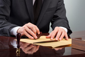 Photo of an estate attorney reviewing you estate planning documents