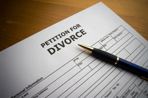 Photo of divorce petition 