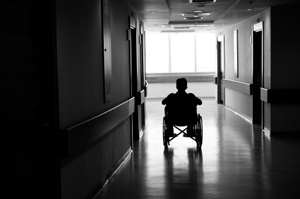 Photo of person in wheelchair 