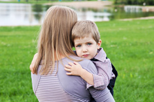 Photo of child in need of support