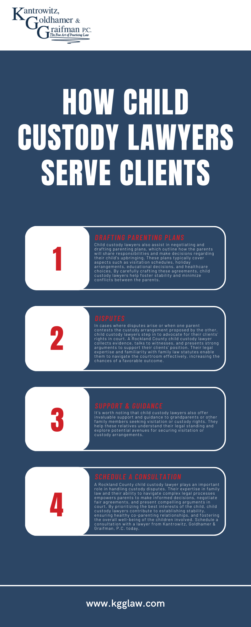How Child Custody Lawyers Serve Clients Infographic