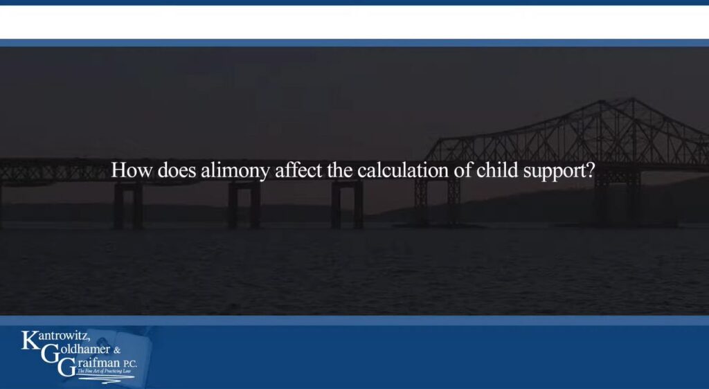 KGG FAQ Videos How Does Alimony Affect the Calculation of Child Support?